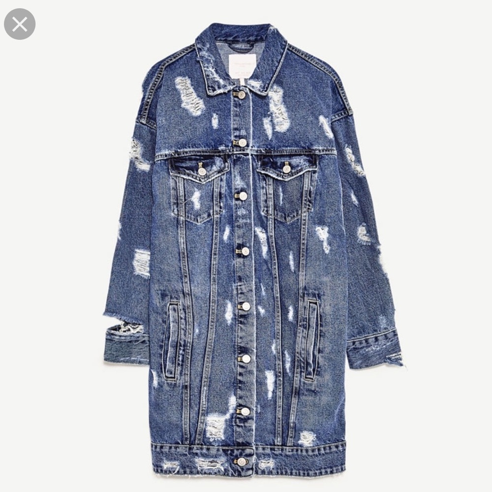 Ripped Denim Jacket